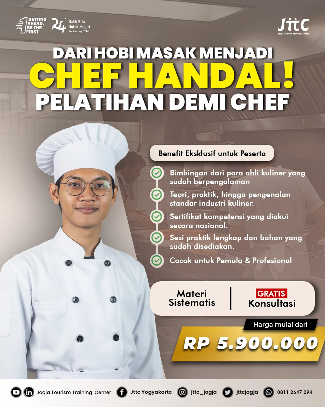Pelatihan Demi Chef - Program pelatihan chef profesional