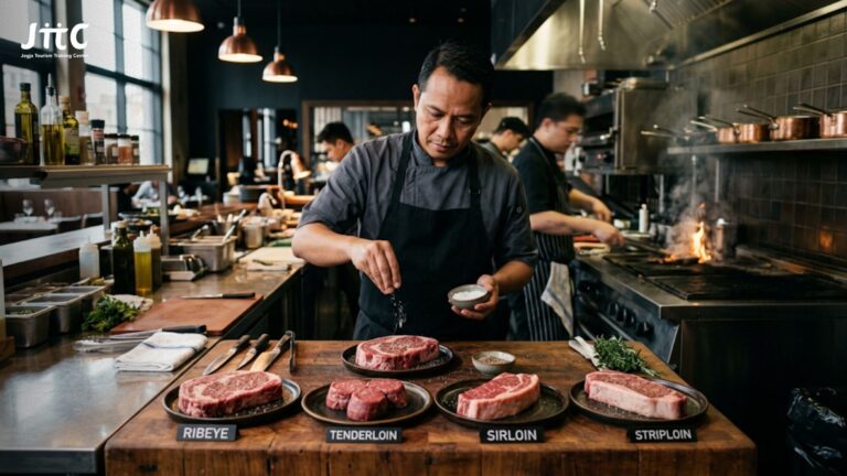 Jenis potongan daging sapi untuk steak dan olahan restoran