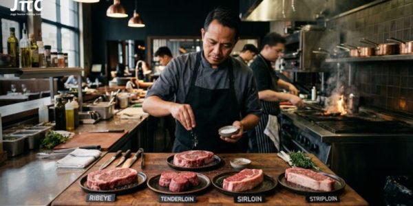 Jenis potongan daging sapi untuk steak dan olahan restoran